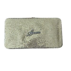 Guess NWT Gold Sparkly Clasp Closure Wallet